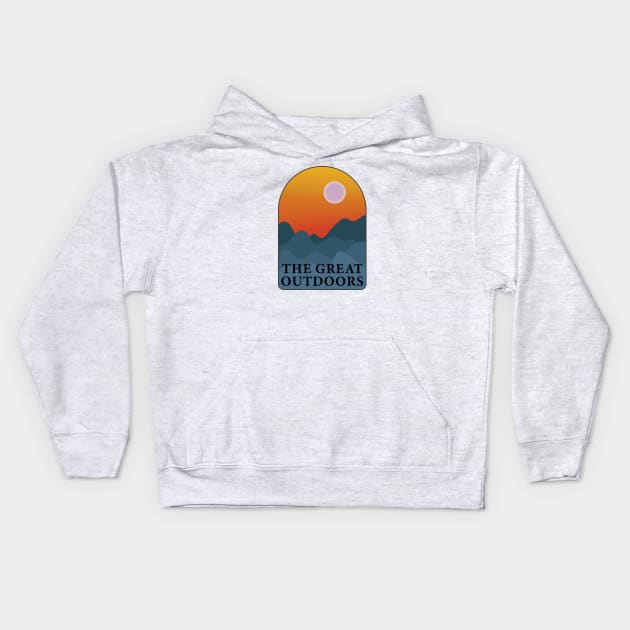 The Great Outdoors Kids Hoodie by Gold Star Creative